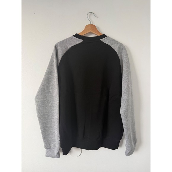 Sonneti Men's Crewneck – Black with Grey Sleeves – Size Large – NWT - Picture 5 of 5